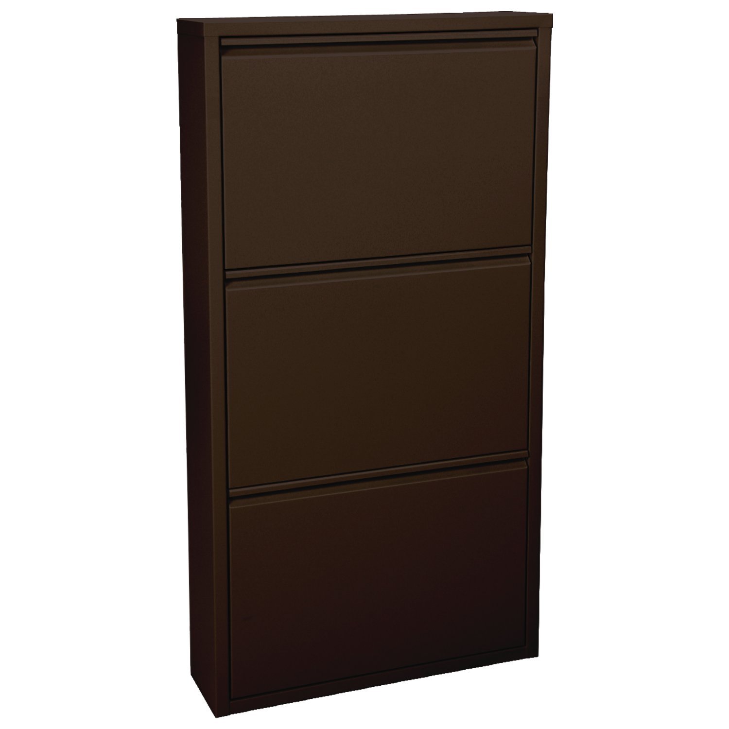 Mobile scarpiera Metallo 3 cassetti Marrn Misura 103 x 50 x 15 cm, 103x50x15 Cm
