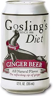 Diet Stormy Ginger Beer, All Natural Flavor with the Refreshing Zip of Ginger, 12 fl oz Cans (9 Cans)