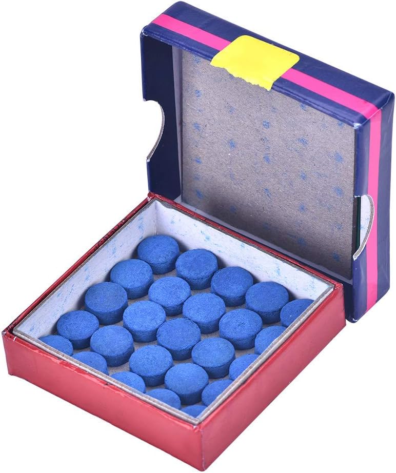 50Pcs Plastic Billiard Pool Cue Tips - 10mm Soft Snooker Stick Pole Cue Tip Replacement Kit with Storage Box for Pool Cues and Snooker, Easy to Use