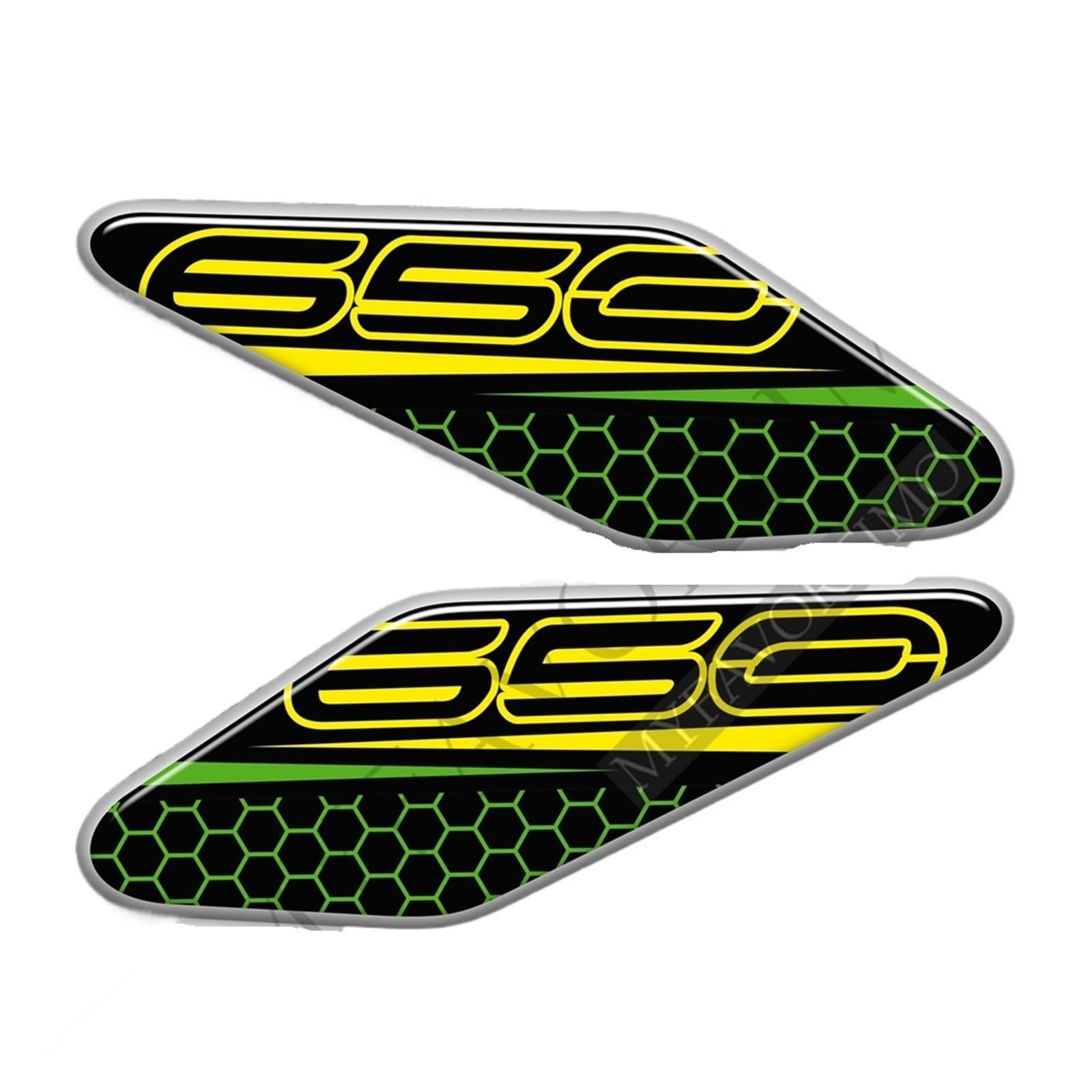 Decoration for Kawasaki Versys Ninja 650 Z650 Fuel Tank Pad Decal 3D Stickers Protection Decals(Design E)