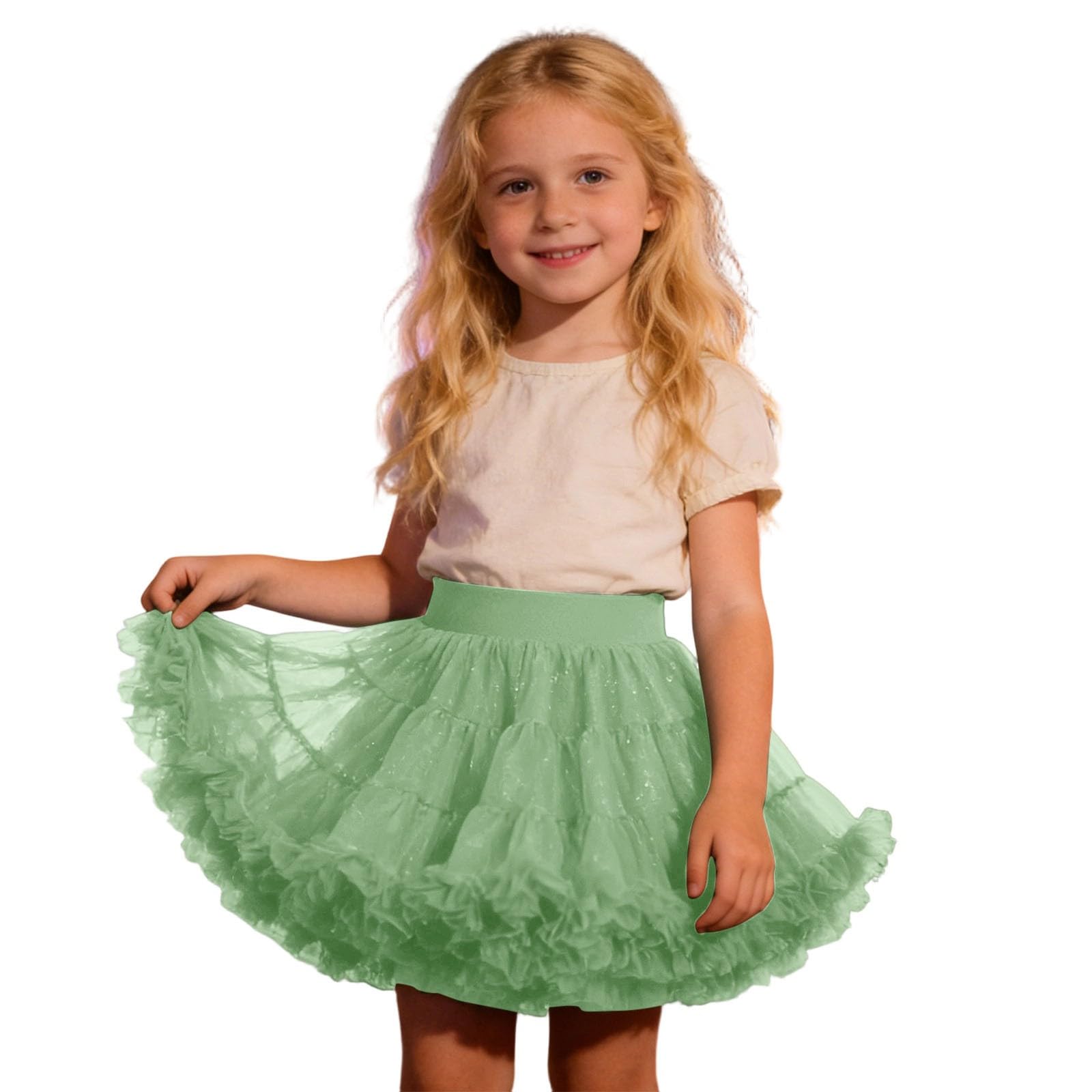 Dziewczęca spódnica tiulowa, halka, tutu, rockabilly, baletowa, elegancka, tutu, elastyczna, krótka, baletowa, stylowa, mini spódniczka księżniczki, sukienka wieczorowa na karnawał