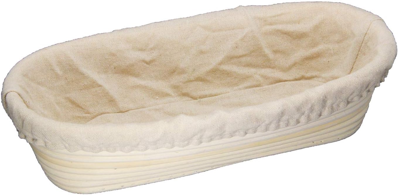 12 Inch Oval Long Banneton, BetterJonny Artisan Bread Proofing Basket +Liner Combo Set for Rising Dough - Image 3