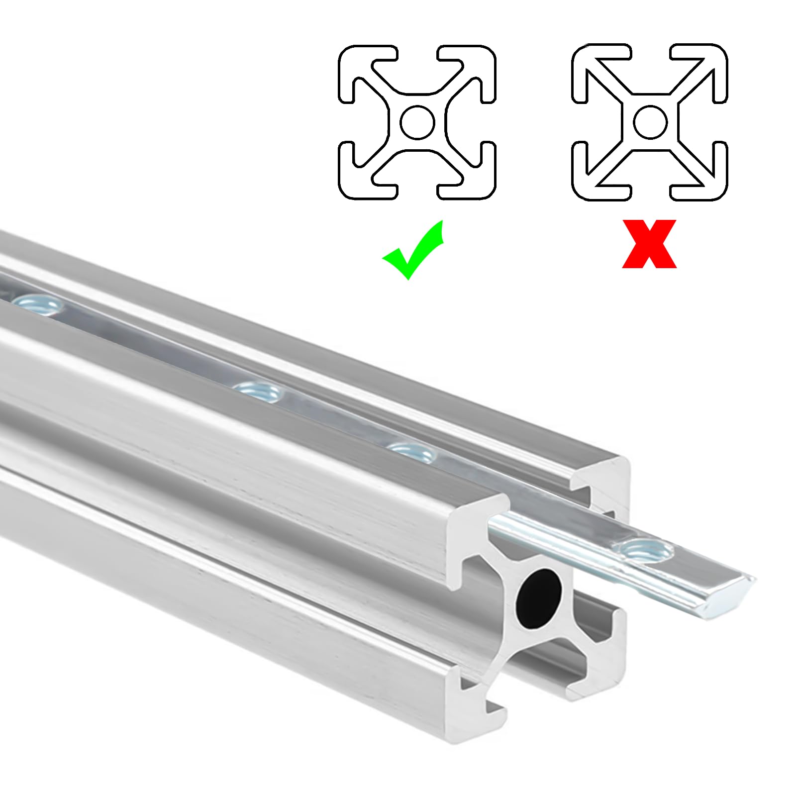 HOAND Profilo Alluinio Per Strisce LED, 10 X 1 Profili LED Fora A - Foto 10