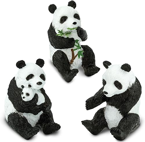 Miniatura 5 de Pandas de Safari Ltd TOOB, 9 piezas.