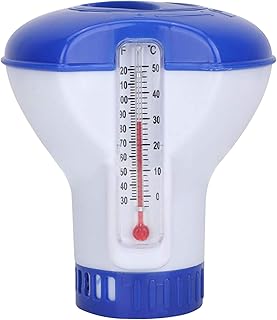 ROWCES Dispensador de produtos químicos para piscina com Dispensador de comprimidos de cloro flutuante Spa Dispensador de produtos químicos para piscinas cobertas ao ar livre Spas Banheiras de