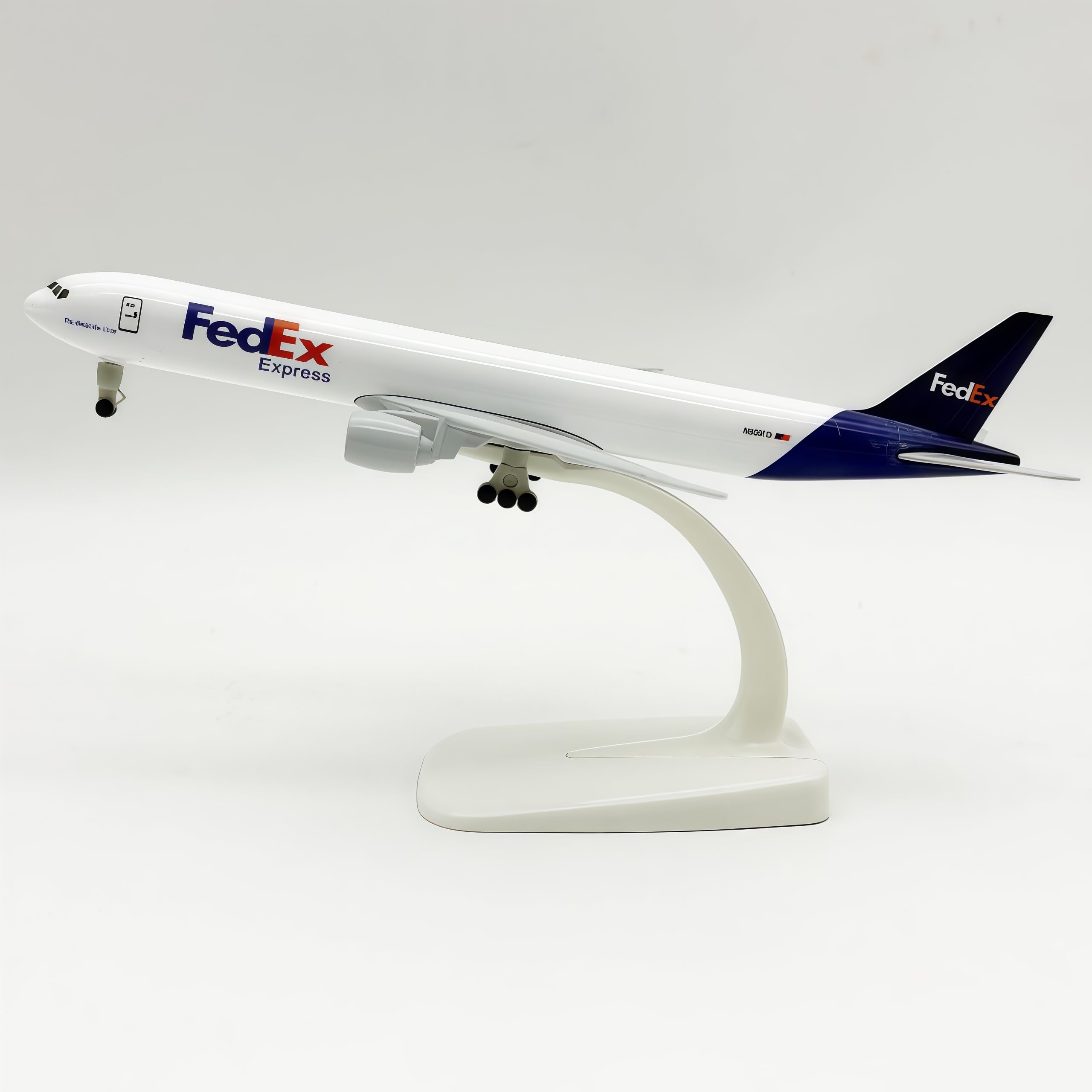 LGSRSNXHTX 20cm B777 FedEX Diecast Metal Airplane Model Aircraft Model With Stand For Aviation Enthusiast Gift,Model aircraft collection