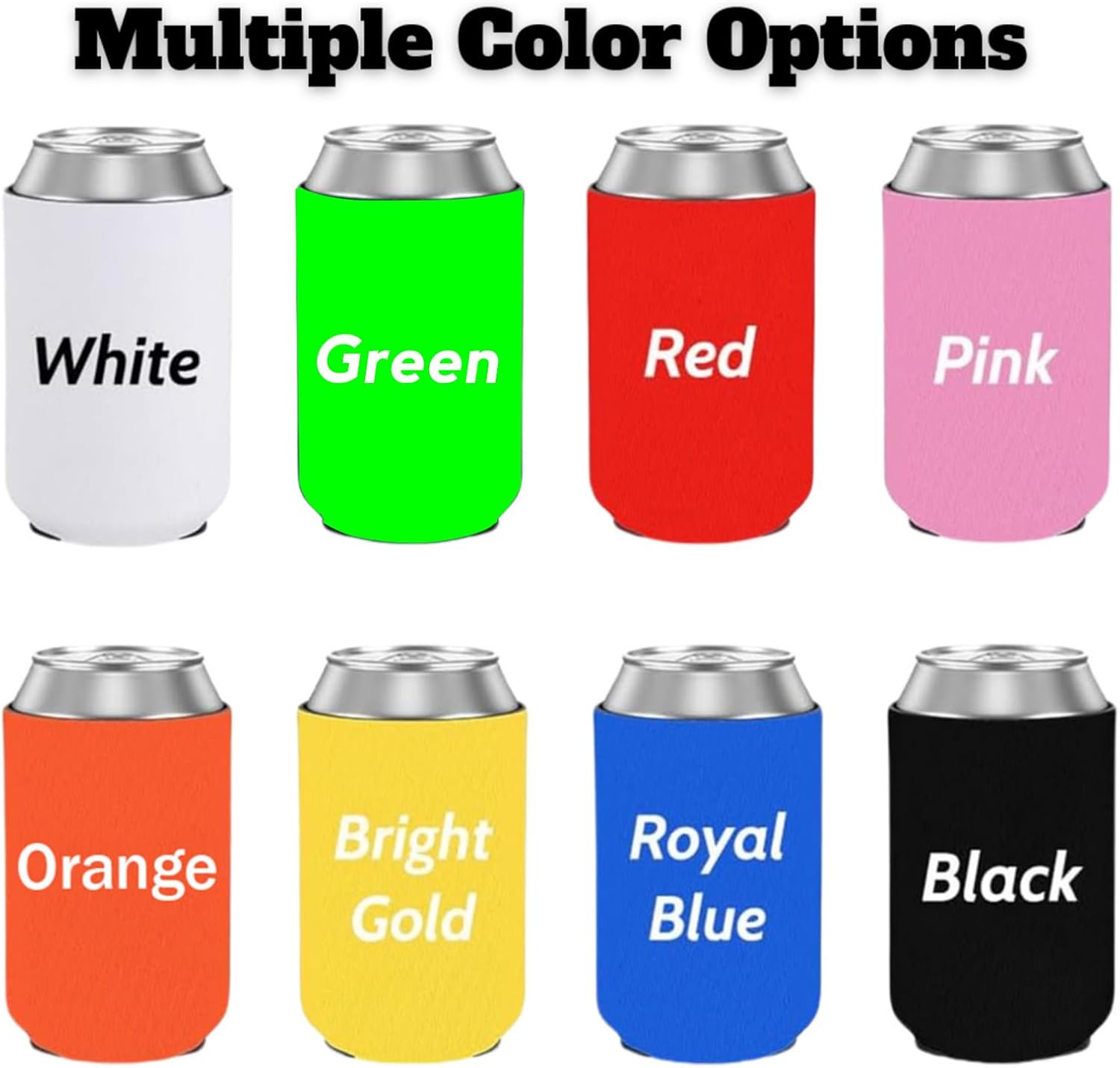 Personalized Can Sleeve Coolers Bulk Custom Insulate Can Cooler Print Your Photo Text Logo or Design Wedding Favors Bachelor Party Favors Birthday Party Favor