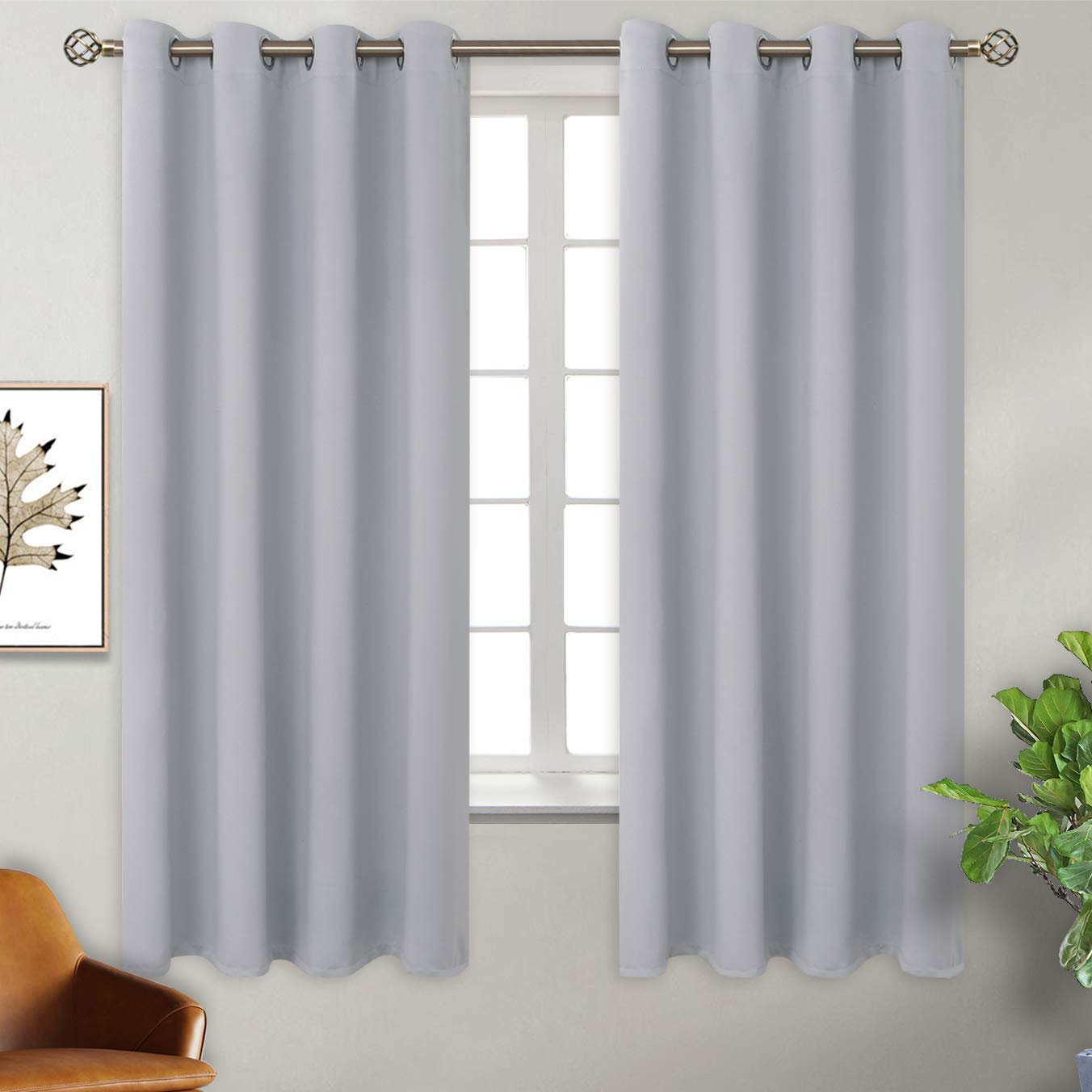 room darkening curtains