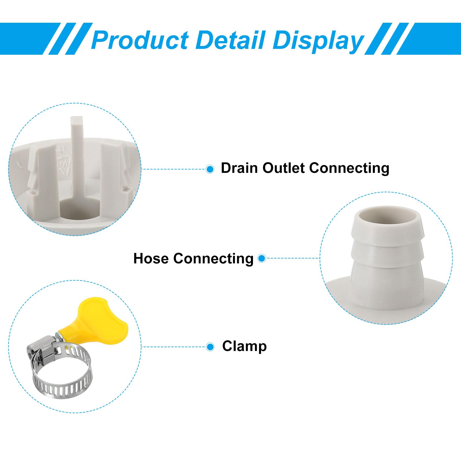 PATIKIL 25mm Air Conditioner Drain Hose Connector - Image 4