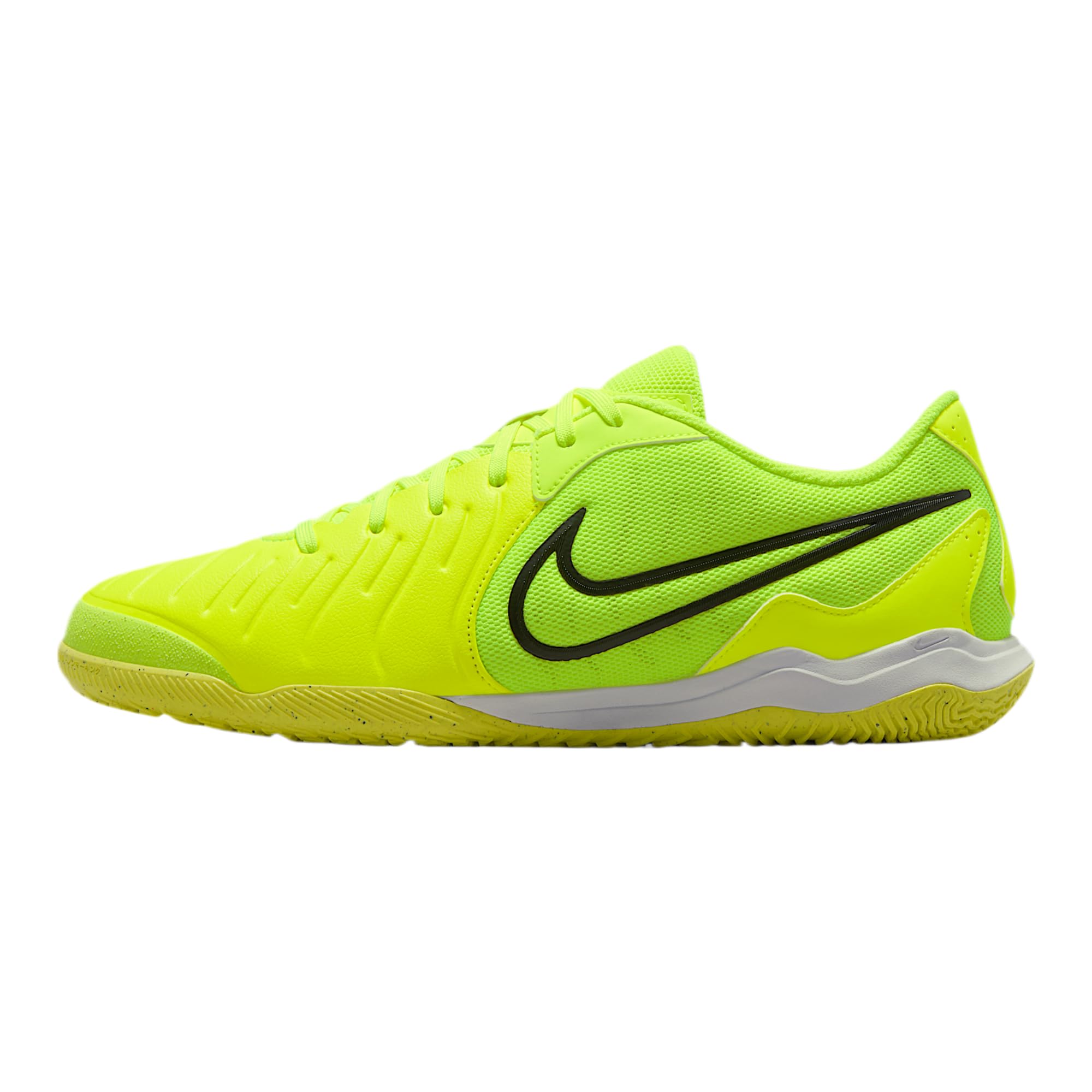Nike Men's Legend 10 Academy Ic Football Shoe, Volt/Black, 7.5