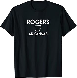 Rogers - Arkansas State / Minimalistic Rogers, AR T-Shirt