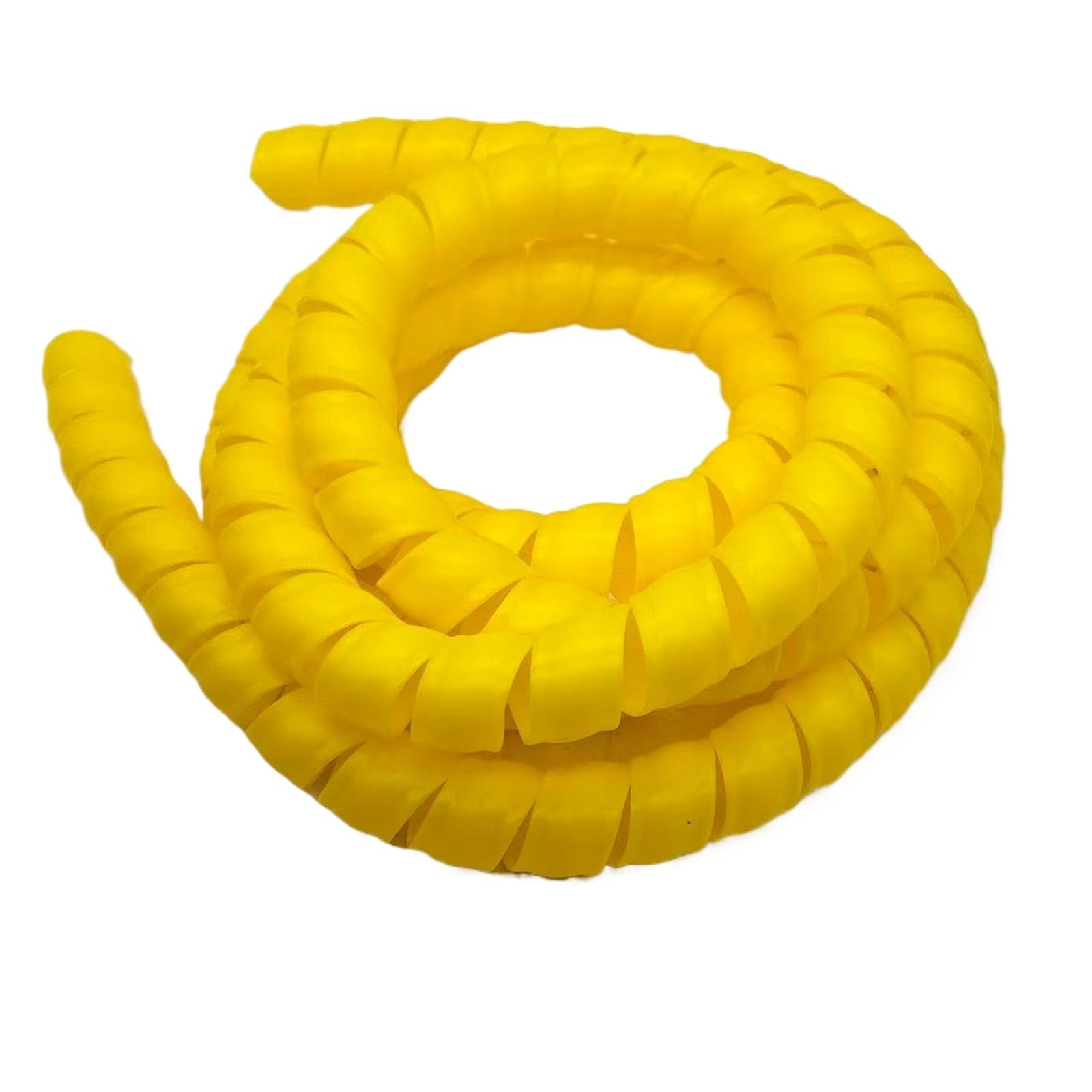 Manguito Flexible de 5 Metros for Cables en Espiral, Ideal for tuberías de Aceite, mangueras de Aire Acondicionado y gestión de Cables. Herramientas(Yellow,ID 45mm)