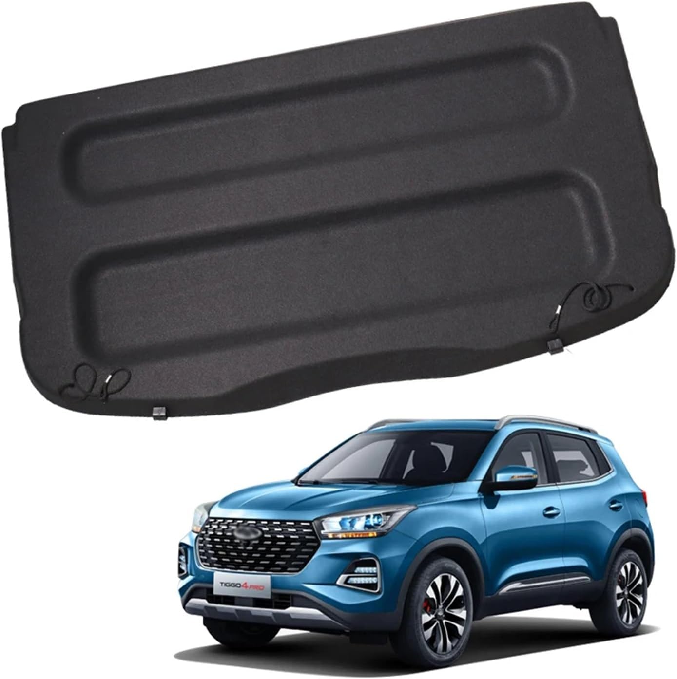 Compatible with Chery Tiggo 4 pro Not-Retractable Trunk Cargo Cover Parcel Rack Anti-Peeping Auto Interior Accessories