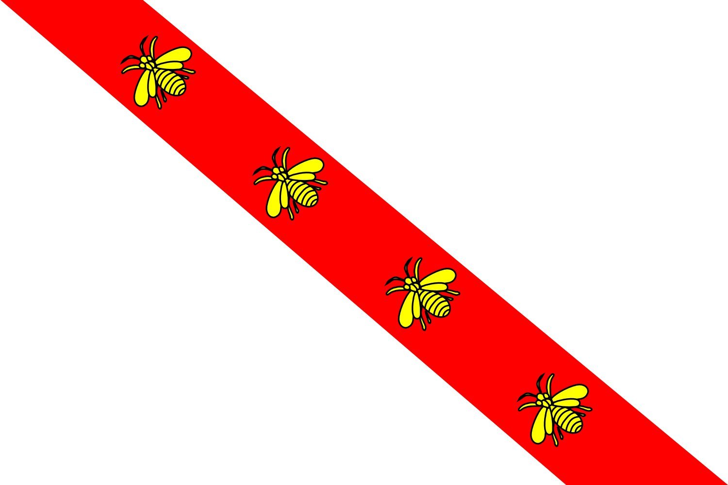 Drapeau Large Princedom of Elba cadeau idéal pour collectionneur du 19ème siècle