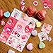 Moon Boat Valentine's Day Cards for Kids with Buttons/Pins Heart Classroom School Valentines Party Favors Gifts 48Ct