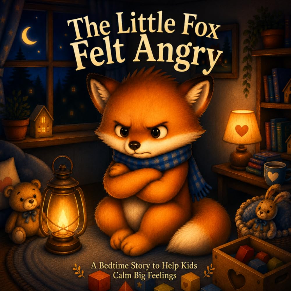 The Little Fox Felt Angry: A Cozy Bedtime Picture Book About Managing Anger, Big Emotions, Self-Calming, and Feelings for Toddlers and Preschoolers (Little Fox Feelings Series)