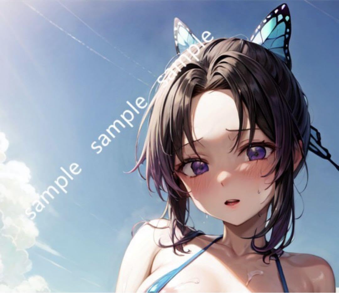 Amazon.co.jp: 鬼 滅 胡蝶しのぶ 大判バスタオル タペストリー 紐