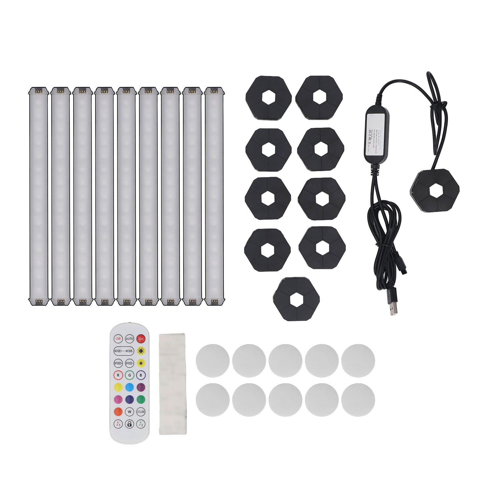 Inteligentna Listwa świetlna LED RGB na ścianę - Indywidualna Instalacja Dekoracja Atmosfery, Podświetlenie Telewizora Oświetlenie Otoczenia z aplikacją Tuya i Sterowanie