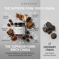 Vista 2 de Birch Chaga Truffles, Daily Wellness Support, Natural Superfood Bites, Immune Support, Skin Health, Gut Health, Hormonal Balance, with Dates
