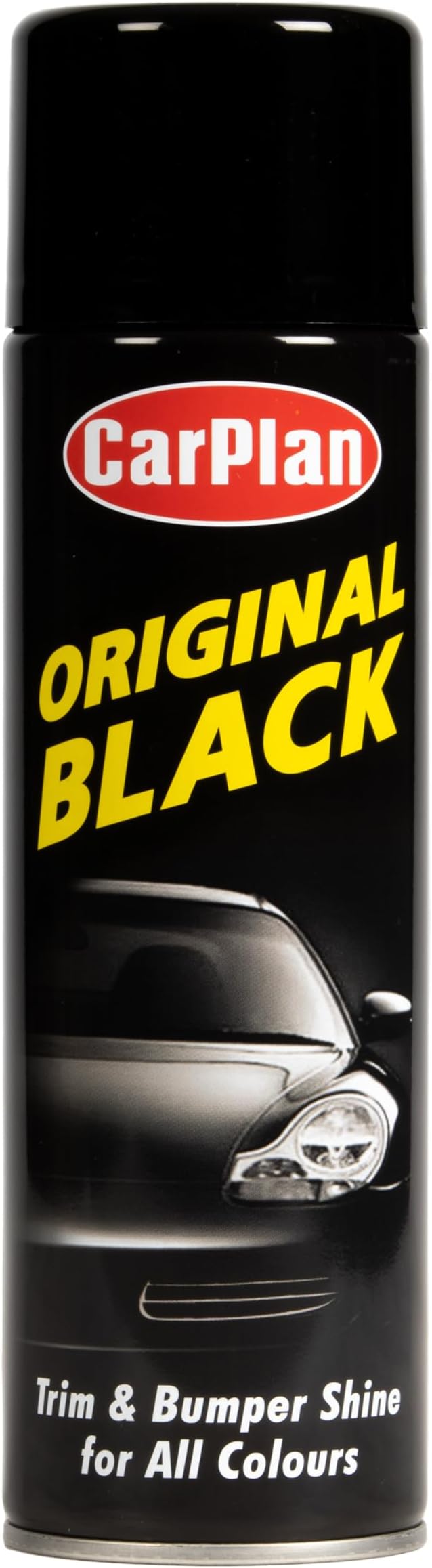 CarPlan Original Black, Trim & Bumper Shine, Protective Silicone Spray, 500 ml