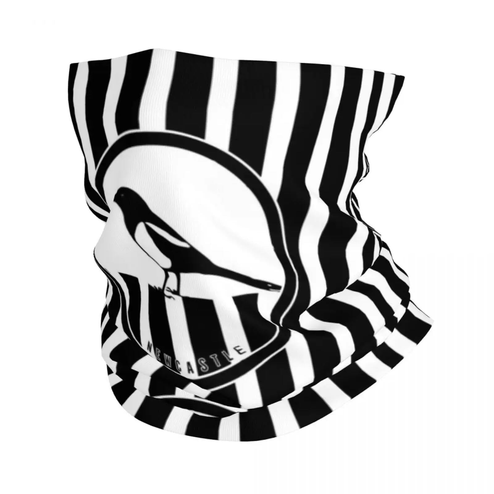 Multifunctional Headwear Newcastle - Magpies Bandana Neck Cover Printed Face Scarf Multifunction FaceMask Outdoor Sports Unisex Adult All Season