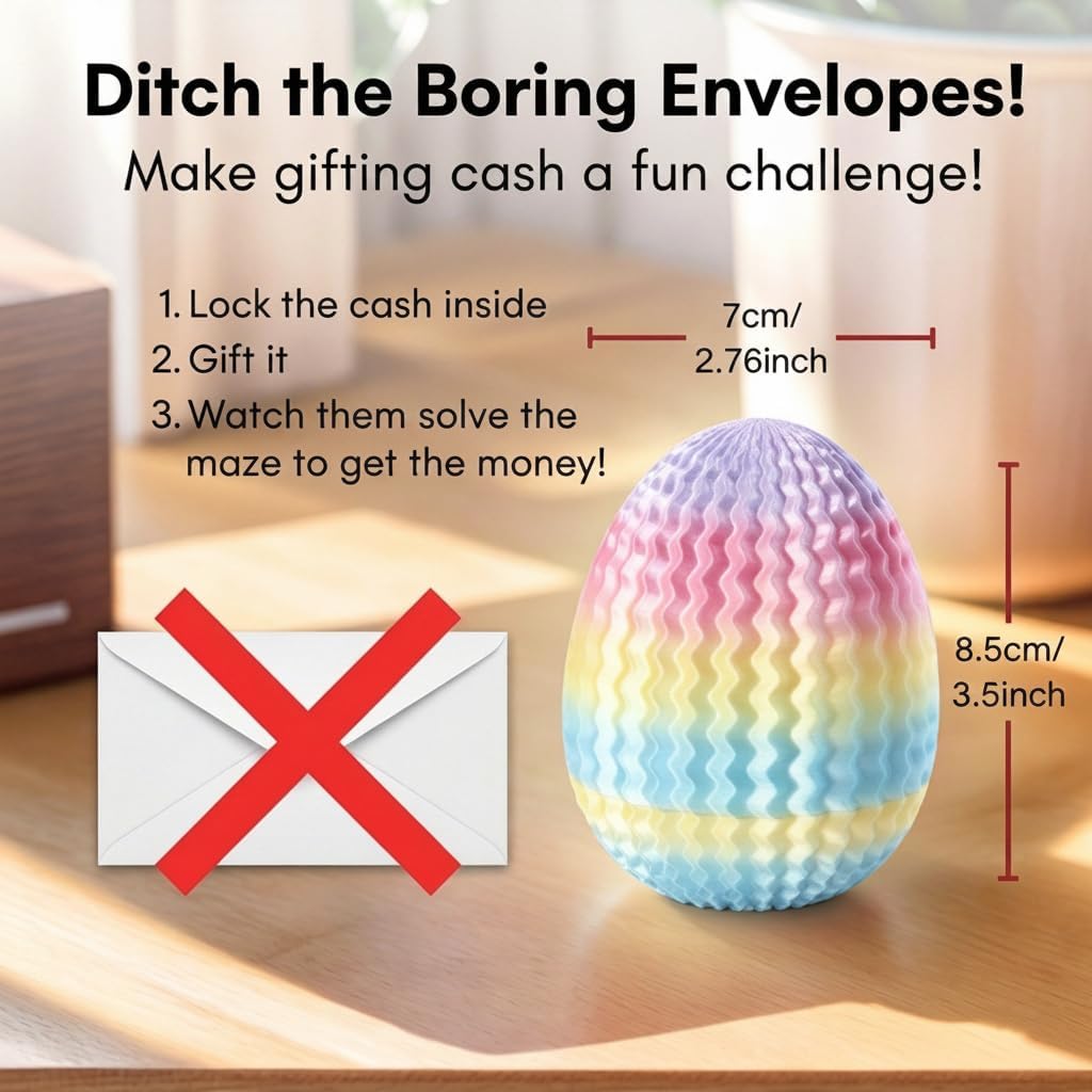 Maze Puzzle Box for Cash Gift, Money Holder Gift Box image 2