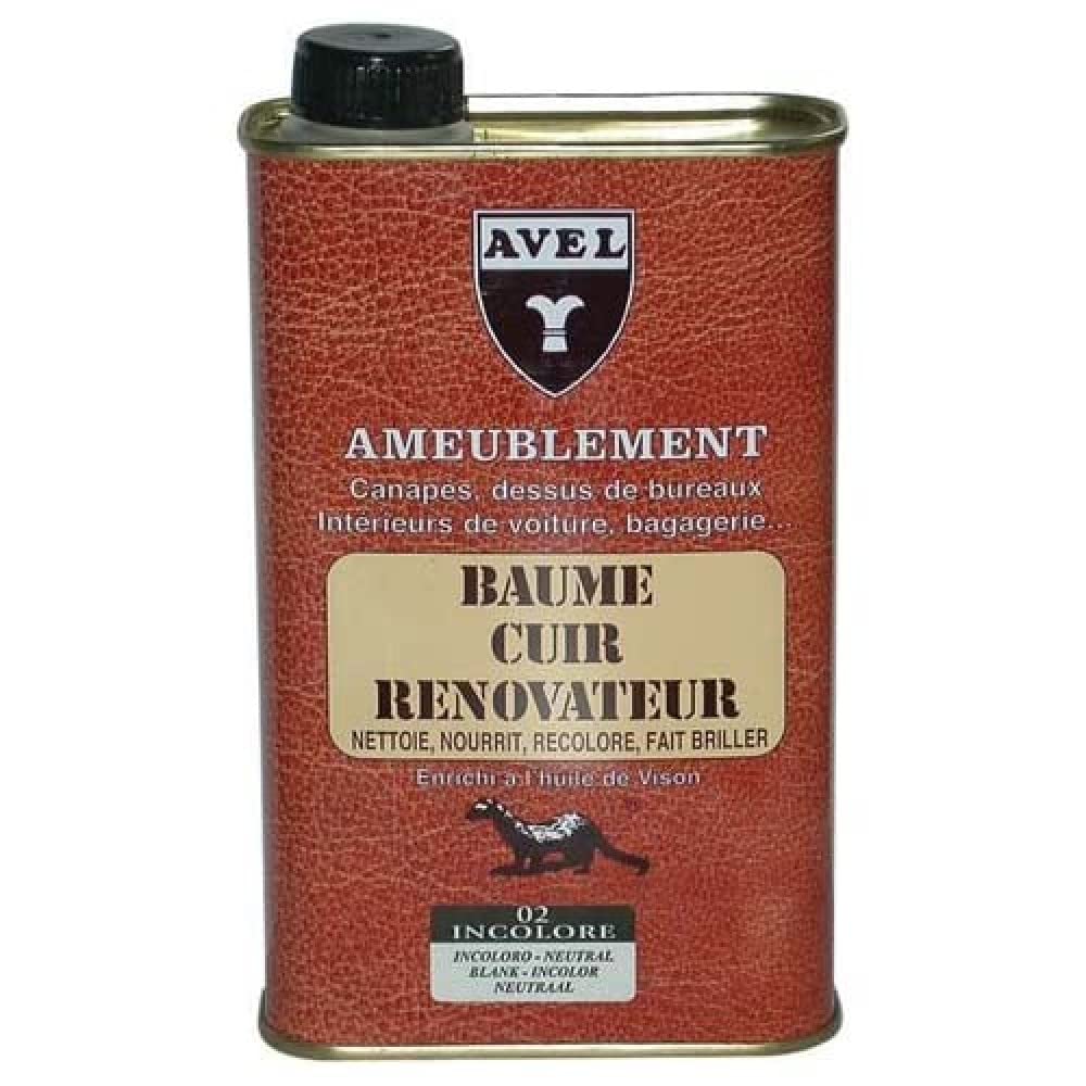 AVEL Bálsamo Renovador Líquido 500 ml (Incoloro) – Nutre, protege y realza el cuero liso | Aceite de macadamia y cera natural