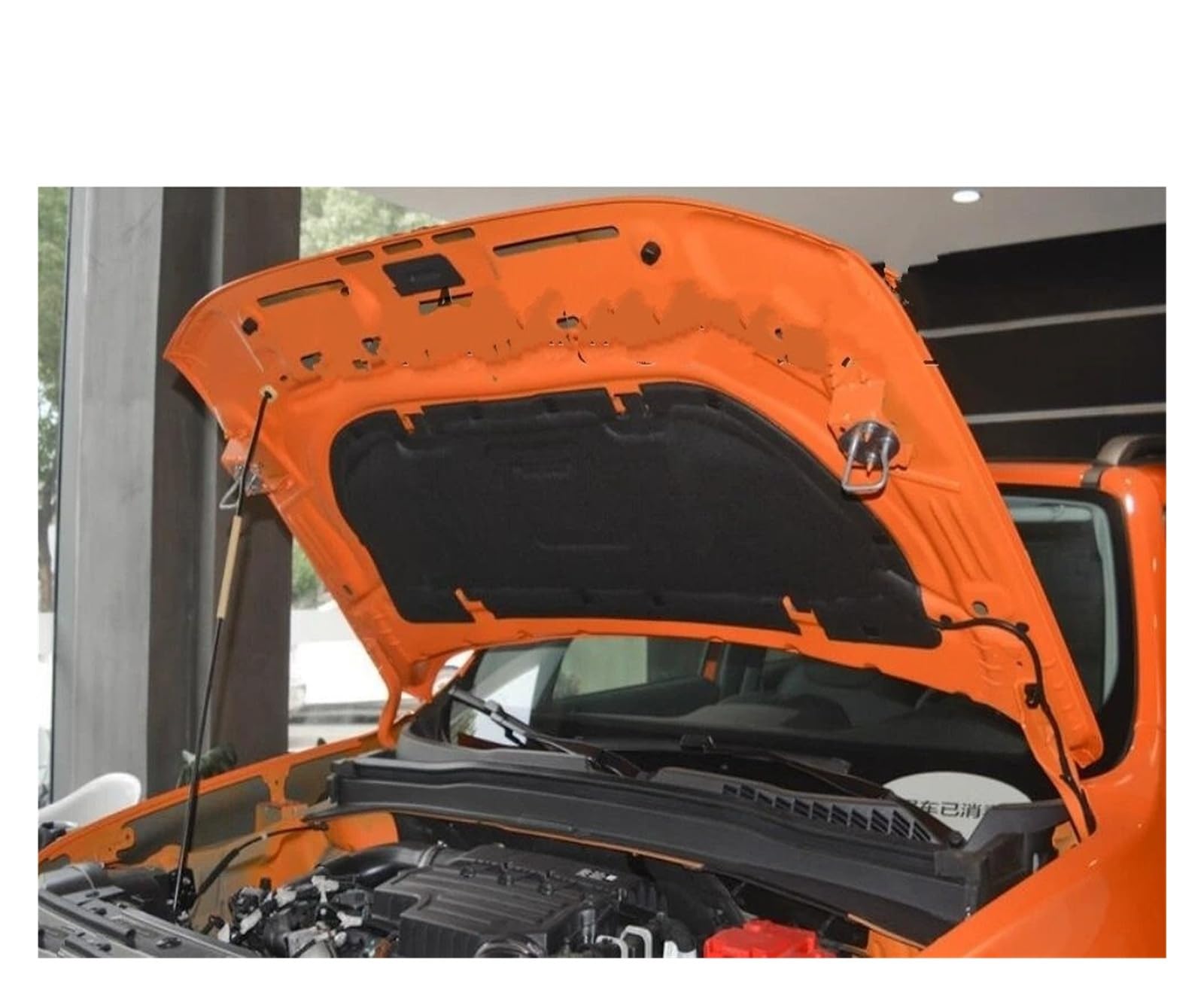 Waleqw One Color Heat Sound Insulation Cotton Front Hood Engine Firewall Mat Pad Cover Noise Deadener For Jeep For Renegade 2015-2021 Engine Heat Insulation Pad
