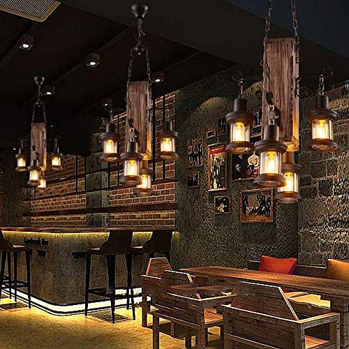 Lustre industriel LED multi-tête éclairage modulable pour grande table - 7