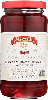 Mezzetta Maraschino Cherries With Stems, 11 oz