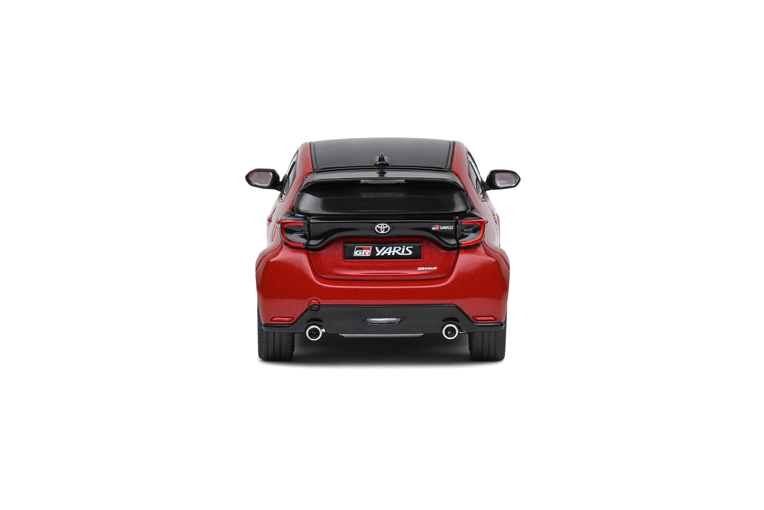 Solido- Toyota Yaris GR Nessuno Auto in Miniatura da Collezione, Colore Karmina Red, 1/43ème, S4311102