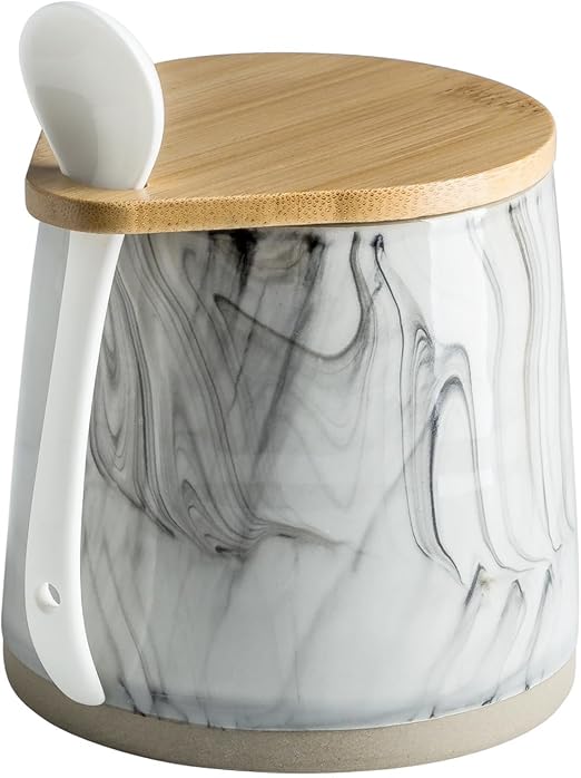 MISSYSSIM SSYSSIM Ceramic Kitchen Canisters, Wide Mouth