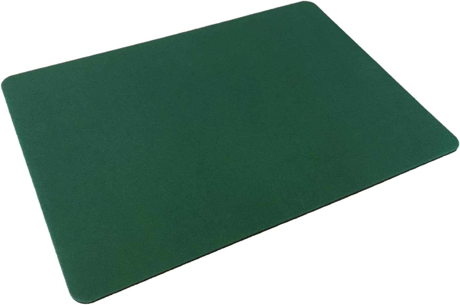 Standard Green Close-up Magic Pad, Non-Slip Grip Table Mat for Card Tricks and Coin Illusions - 11 by 16 Inches
