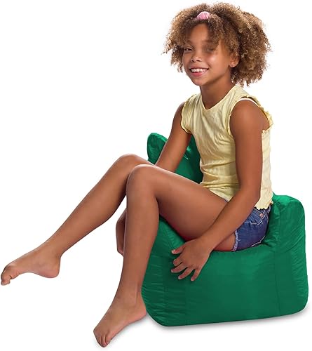 Miniatura 890 de Posh Creations Puf estructurado cómodo para jugar, leer y ver la televisión, Malibu Lounge, tela de lona para colorear, criaturas Criaturas de tela