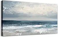 Lake Quadros Arte Canvas 100x50cm, Mar, Arte Para Quarto, Sala, Corredor