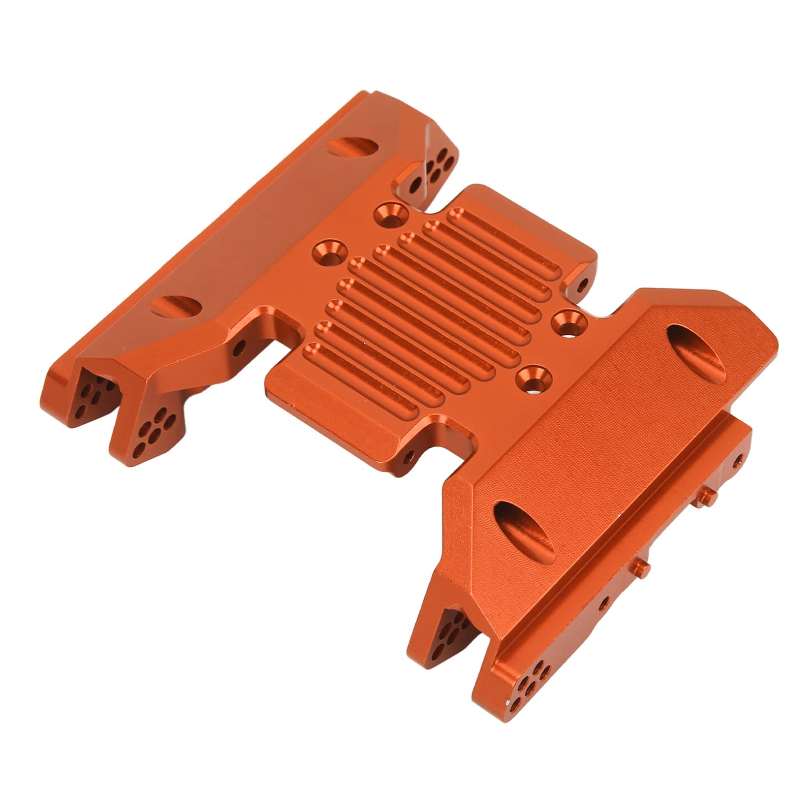 RC skrzynia biegów samochodu płyta czarna anodowana obróbka CNC stop aluminium łatwe do wymiany akcesoria RC dla SCX6 na 1/6 (Orange)