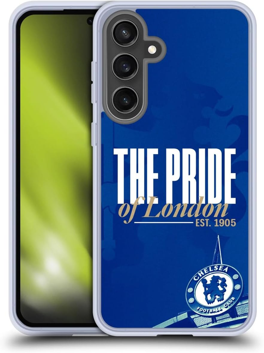 Head Case Designs Officially Licensed Chelsea Football Club Stamford Bridge Retro Kit and Stadium Gel Case [Military Grade Protection] Compatible with Google Pixel 8 Pro and Compatible with MagSafe