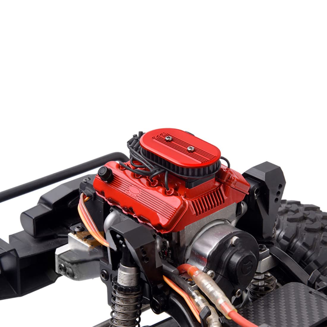 Amazon.com: ENGINEDIY RC Car F76 V8 Simulate Engine Motor Cooling