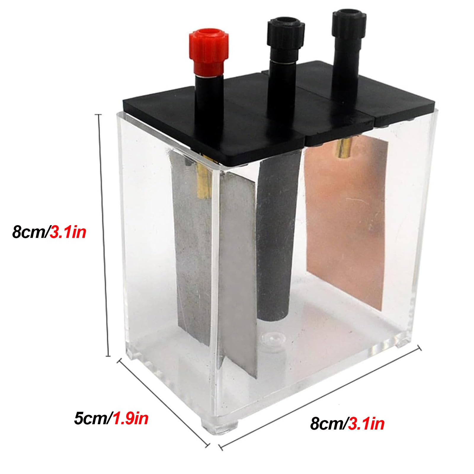Primärbatterie-Experimentator, Demonstration von Experimenten mit Chemie-Lehrinstrumenten, Lehrmittel für Chemische Laboratorien mit Kupfer- und Zinkelektrodenelementen