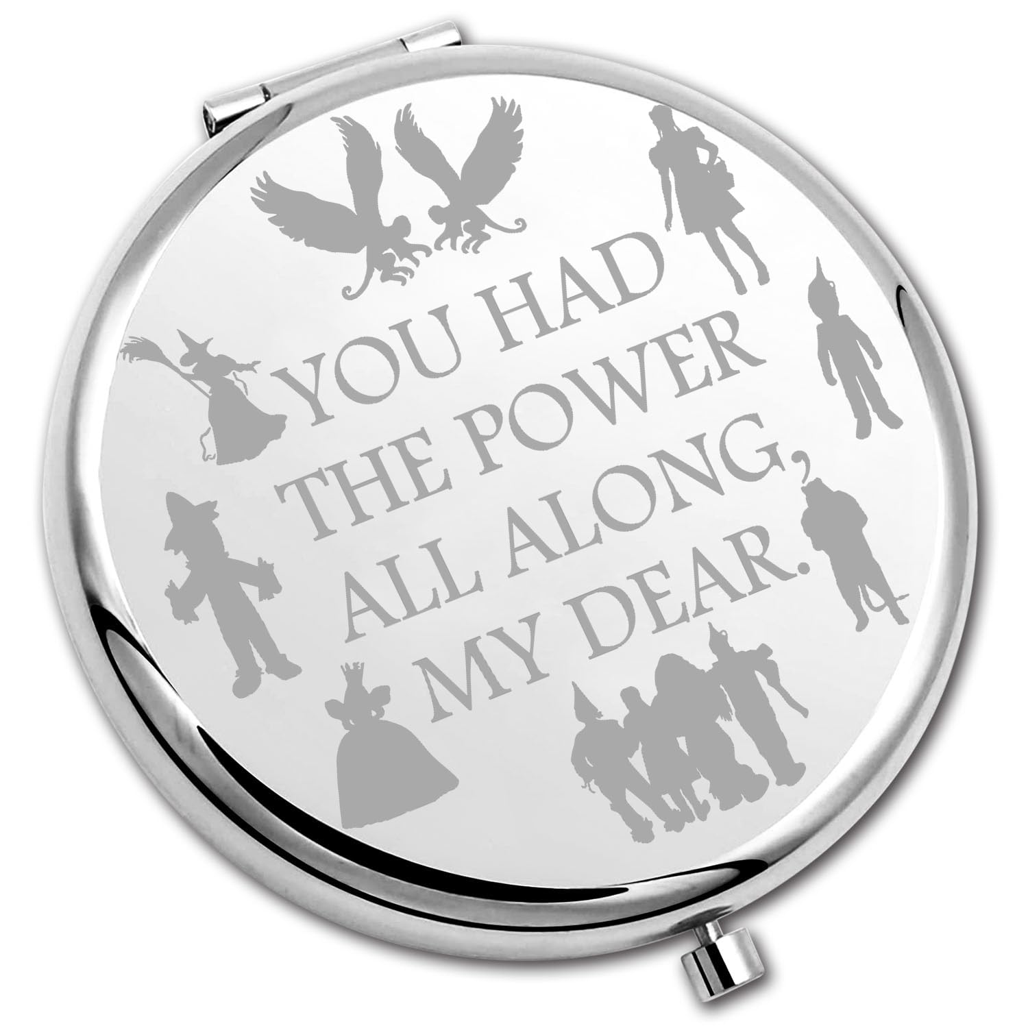 PLITI Wizard Movie Inspired Gift Wizard Lover Gift You Had The Power All Along My Dear Compact Mirror for Fans (Power Along CM)-image-23