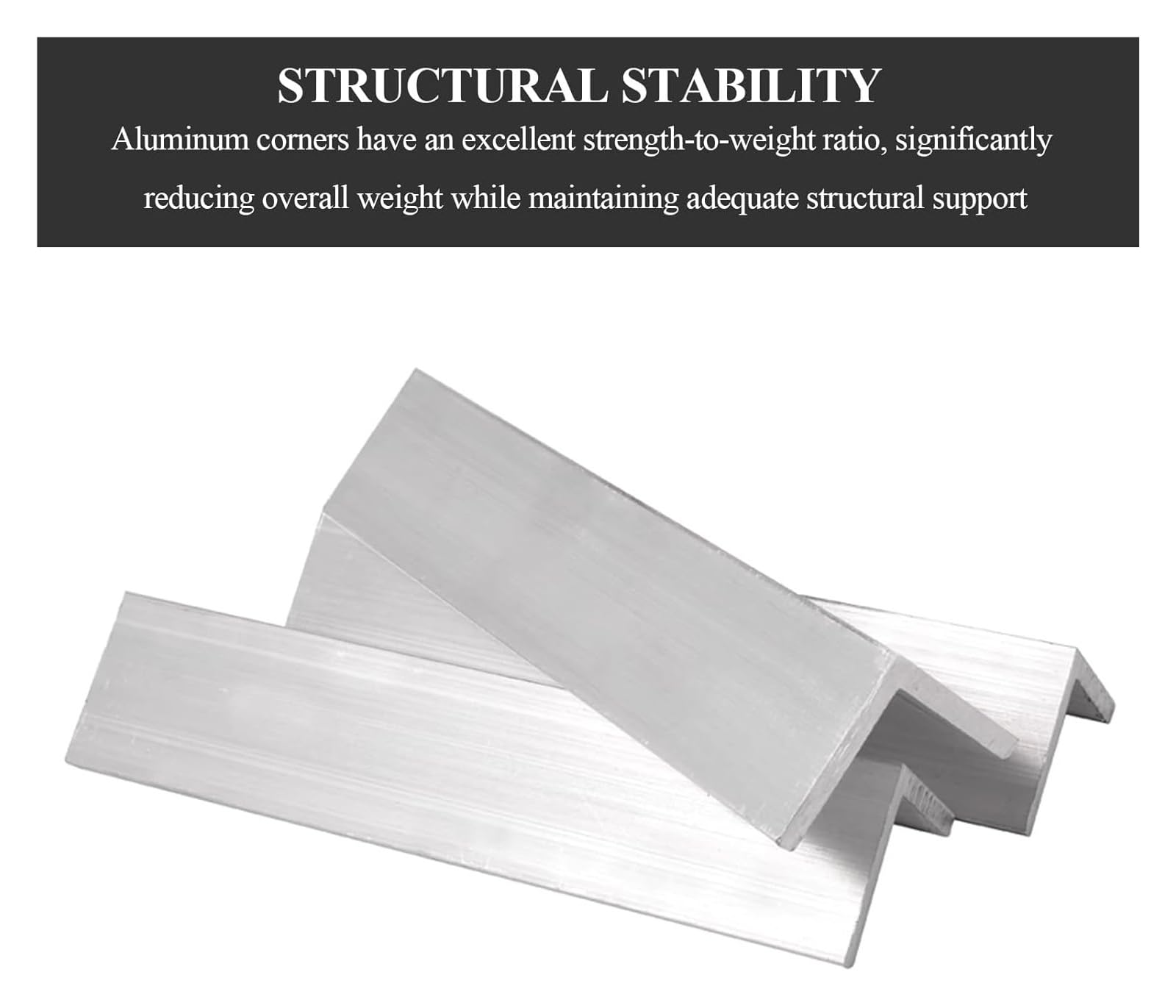 Kątownik aluminiowy 6061 w kształcie litery L, długość 500 mm do zastosowań architekturze, budownictwie i przemyśle, 90×30×10×500(90x90x15x500mm)