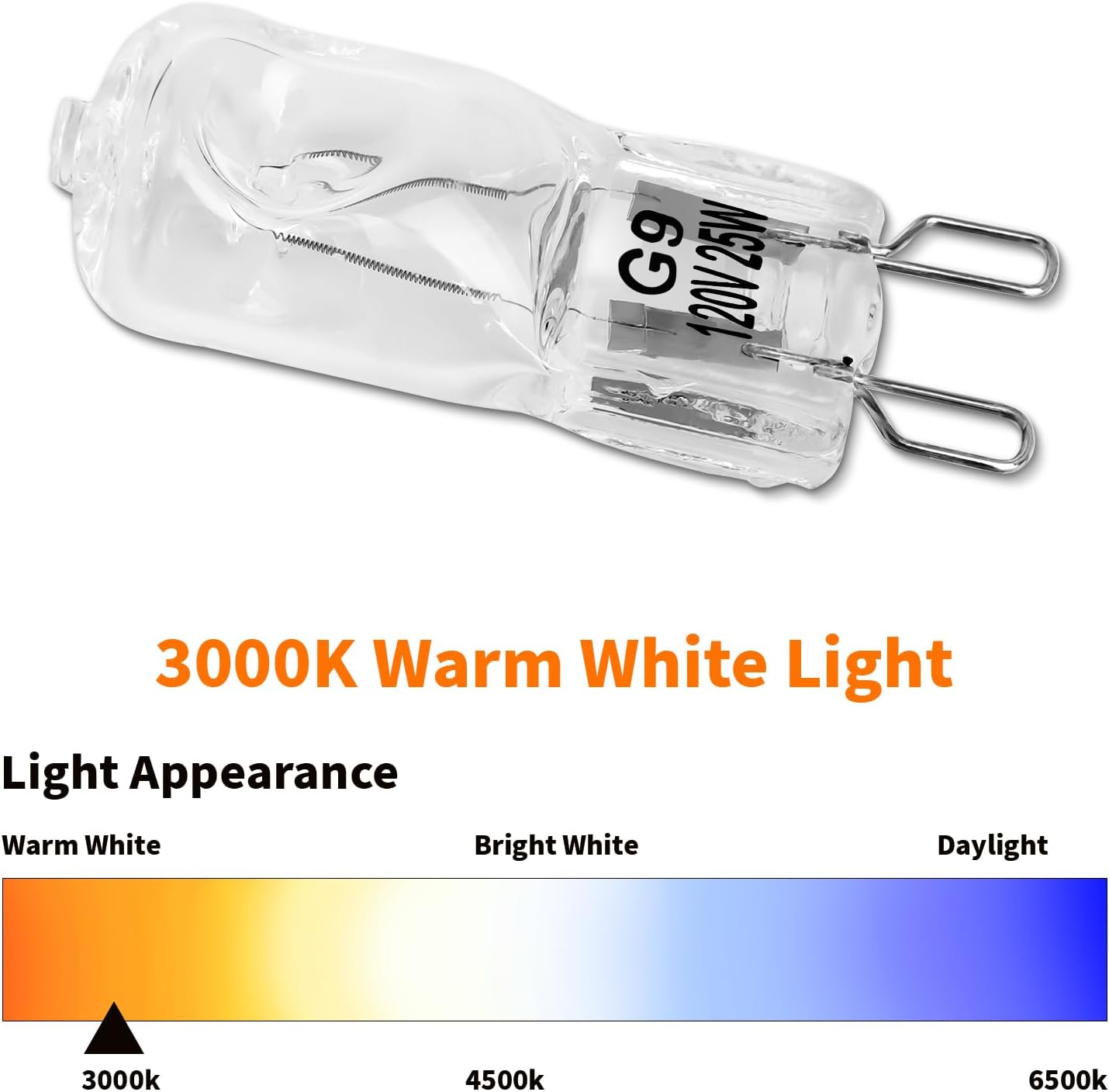 Belleone W10709921 Light Bulb Fit for Whirlpool Microwave Oven - 120V 25W Halogen Light Bulb Fit for KitchenAid Maytag Jenn-Air Over The Stove Range Microwave - Replace W10112515, 4 Pack