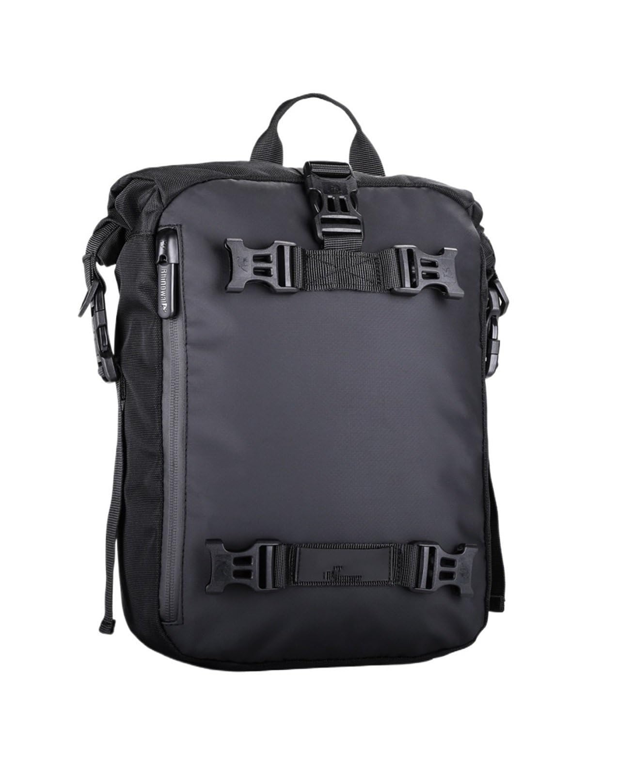 Marsupio Gamba Moto Borsa Posteriore per Moto, Impermeabile, per Motocross, Multifunzione, con Copertura Antipioggia Borsa Moto(30L Black)