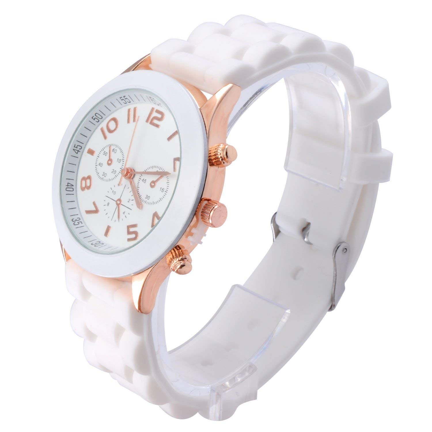 Unisex Silicone Band LED Luminous Colorful Lights Analog Quartz Casual Watches Jelly Color Dress Wrist Watches