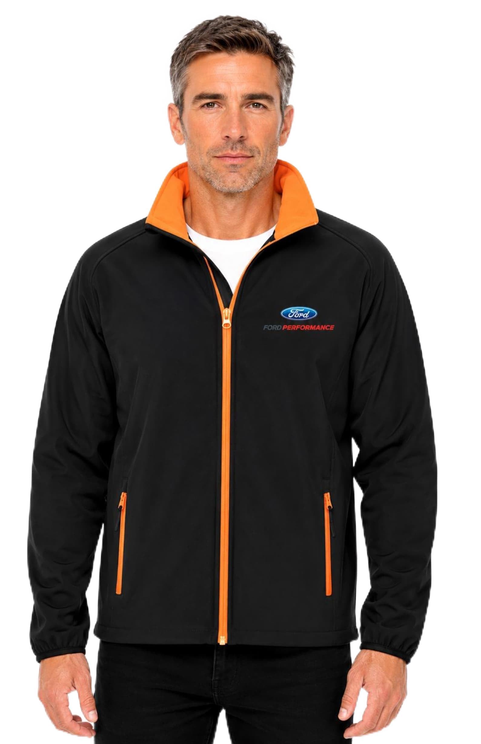 Veste softshell Ford Performance RS blouson sport auto noir et bleu