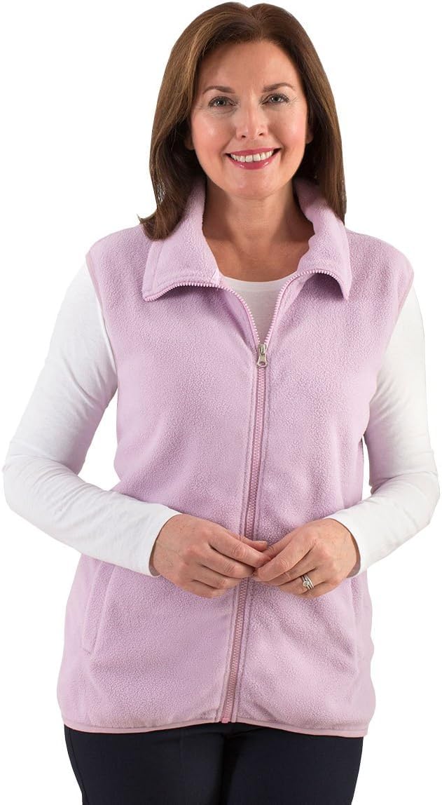 Fashion Friendly Fleece Gilet/Body Warmer (Medium, Lilac)…
