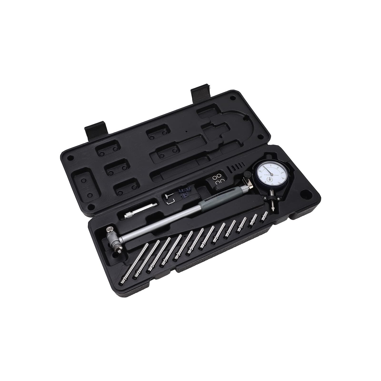 Internal Diameter Measuring Device, Aluminum Alloy High Accuracy Measuring Tool 50 160 Mm with Measuring Range, Interchangeable Measuring Head, Self Centering (Inner Diameter