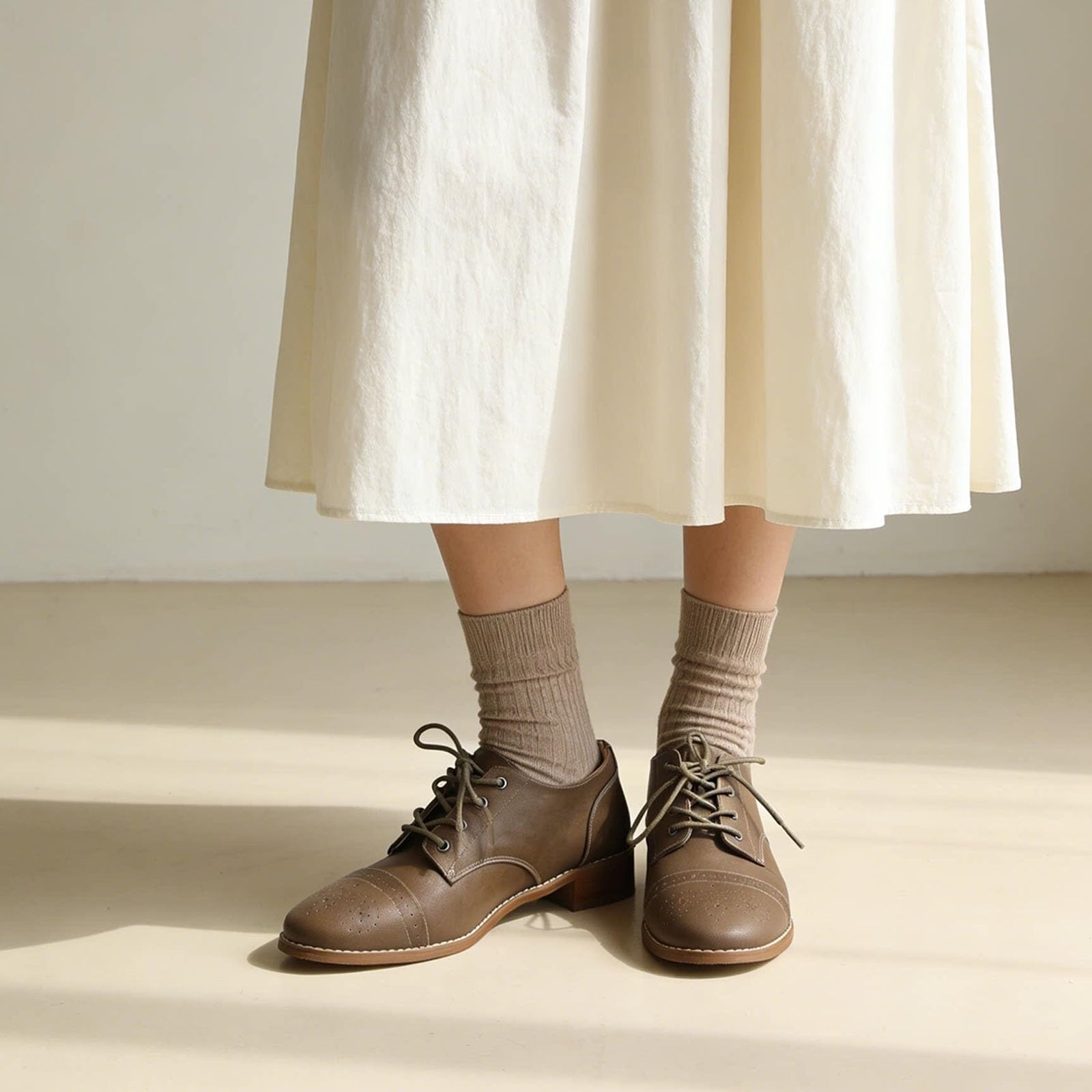 Comode Scarpe Oxford da Donna, Allacciate da Cerimonia, Mary Jane