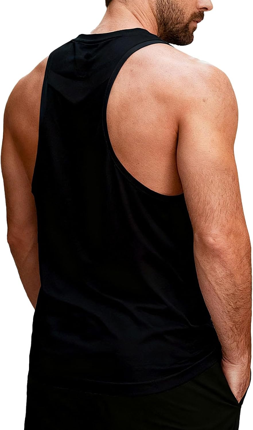 Men's Gym Workout Tank Tops Y-Back Muecle Tee Stringer Fitness Bodybuilding Sleeveless T-Shirts - Image 5