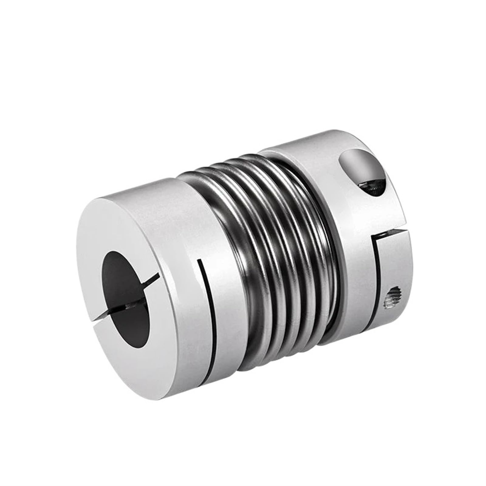 Connecteur d'embrayage de fleur de prunier flexible 1 pcs D25L37 Soufflet Coupleur Pince Coupleur Arbre Moteur Printemps Aluminium Couples (10X10)